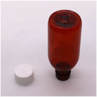 CRC Cap PET Vierkante Steriele Hoest siroop orale vloeibare fles voor geneeskunde 120ml/4oz