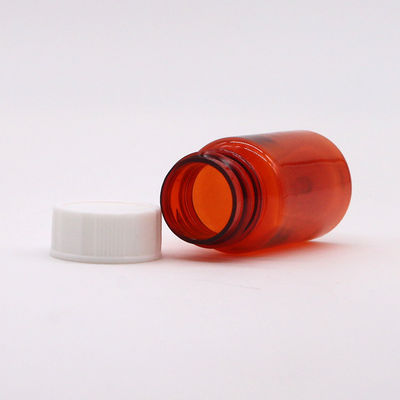 Kraagmateriaal PET 15 ml Ronde vorm Plastic fles voor de opslag van solide tablet capsules
