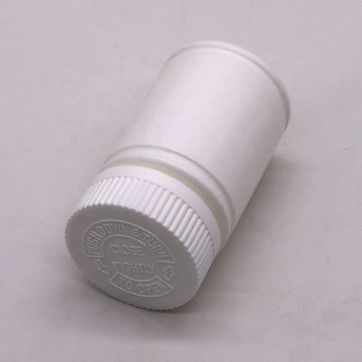 Kinderwaardig dopje 70 ml PE-plastiekfles voor geneesmiddelen/medicijnen/tabletten/voedingssupplementen