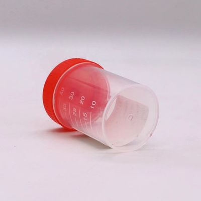 50 ml/60 ml PP-plastic stoolverzamelbeker voor monsterfles in laboratoriumbenodigdheden