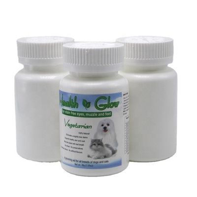 Custom Kleuren Etiquette Stickers 100 ml HDPE Plastic Flasje voor Supplement Pill Capsules