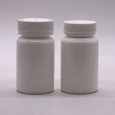 Custom Kleuren Etiquette Stickers 100 ml HDPE Plastic Flasje voor Supplement Pill Capsules