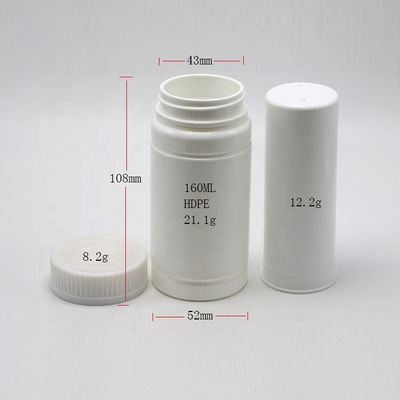 Gepersonaliseerd kleurenetiket voor 160CC/ML PE-plastiekfles en -kern