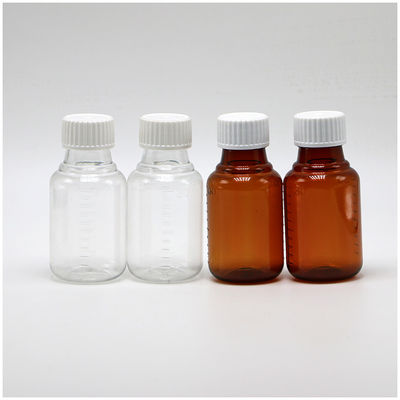 100 ml PET Amber/Blue Maple Hoest siroop orale vloeistofff met CRC-dop en warmteverzegeling