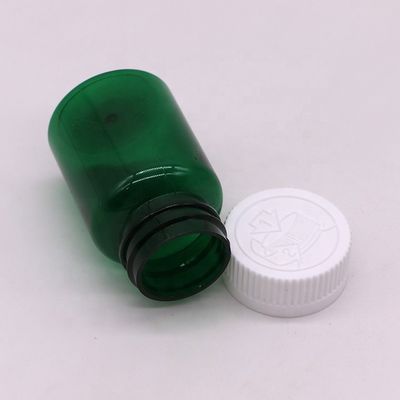 50cc 32mm Neck PET Plastic Pill Flasjes Capsule Flasjes met kindermogelijke dop PET basismateriaal