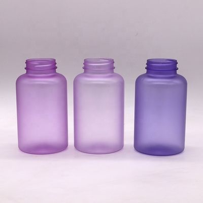 Farmaceutische verpakkingen 400 ml Persoonlijke kleuren PET-pillen capsule flessen met schroefkappen