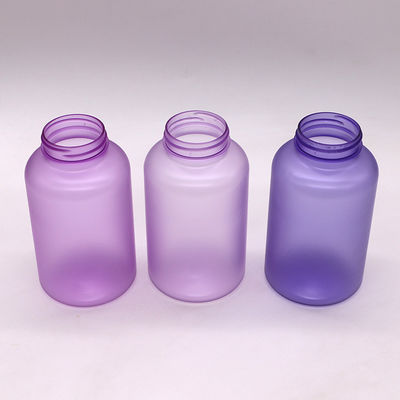 Farmaceutische verpakkingen 400 ml Persoonlijke kleuren PET-pillen capsule flessen met schroefkappen