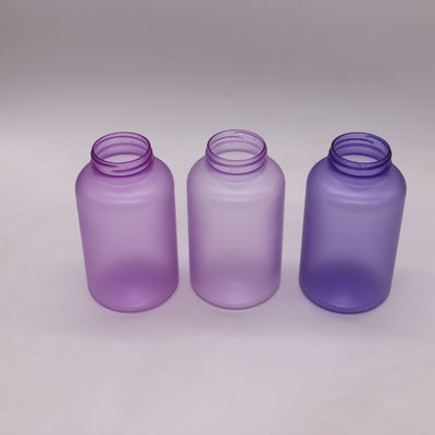 Farmaceutische verpakkingen 400 ml Persoonlijke kleuren PET-pillen capsule flessen met schroefkappen