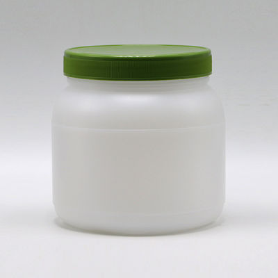 Brood 1L/4L breed mondend HDPE-eiwitpoeder Voedselsopslag met schroefkap en aluminium warmte-inductie-liner