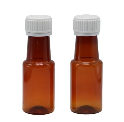 70 ml PET Amber Maple Hoest siroop orale vloeibare fles voor vloeibare geneeskunde