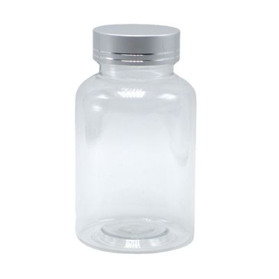 Transparante 175 ml PET plastic fles Boston Ronde voor aangepaste kleurgeneesmiddelencontainers