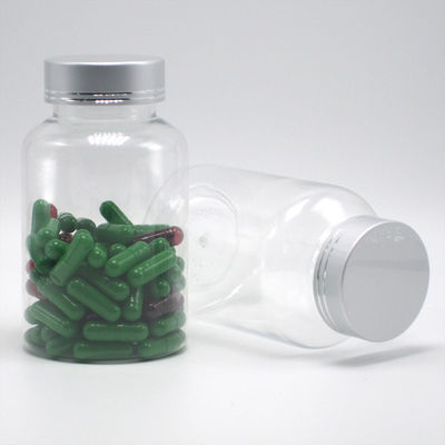 Transparante 175 ml PET plastic fles Boston Ronde voor aangepaste kleurgeneesmiddelencontainers