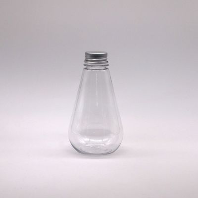 Medische opslag 250 ml HDPE unieke vorm plastic vloeistofff met aangepast logo en aluminium deksel