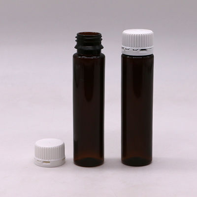 Voedingsmiddelen 30 ml PET Ronde vorm Slim Oral Vloeibare Plastic Fles met Tamper-proof Deksels