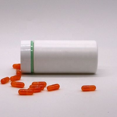 Gepersonaliseerde kleur Emboss Logo Plastic flessen voor capsules/tabletten/pillen/poeder 200ml
