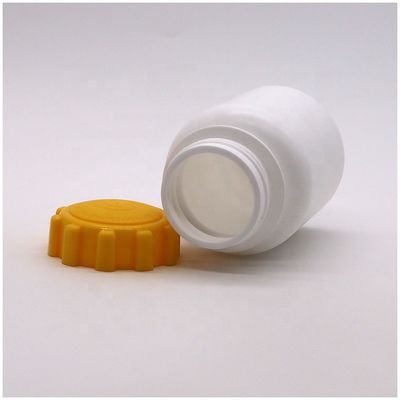 Ronde 225 ml 7.5 oz Plastic HDPE medicijnverpakking Supplement houder Fles Gear Cover