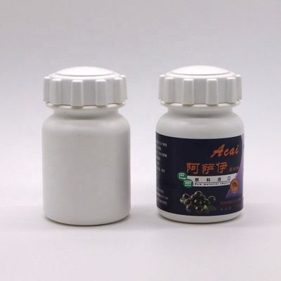Ronde 225 ml 7.5 oz Plastic HDPE medicijnverpakking Supplement houder Fles Gear Cover