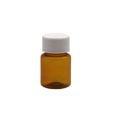 Schermdruk 15 ml lege PET-plastiek fles voor pillen voor vaste poeder