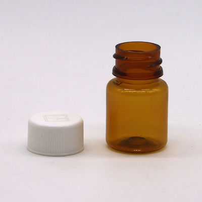 Schermdruk 15 ml lege PET-plastiek fles voor pillen voor vaste poeder