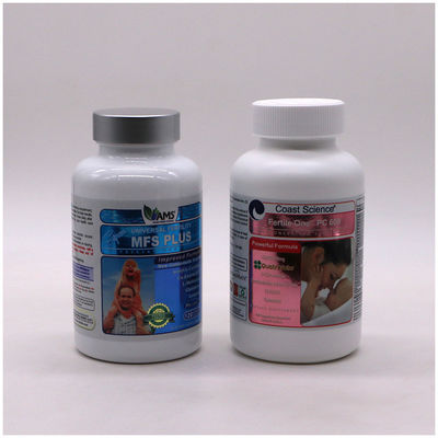 PET-plastic type 400 ml apotheekcontainers Pillencapsule flessen met aangepaste kleur