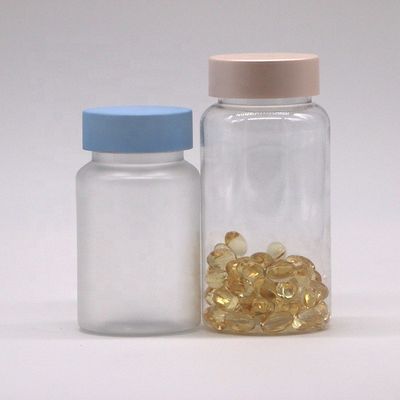 60 ml/100 ml/120 ml/250 ml PET-plastic fles met matte afwerking aangepaste kleur en andere geneesmiddelen