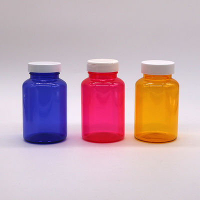 PET-fles voor voedingssupplementen Pillen Capsule Tablet met verschillende dop 250 ml/cc