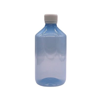 500 ml/16.9 oz PET Plastic Syrup Flasje Vloeistof Supplement Geneesmiddelen Container met deksels