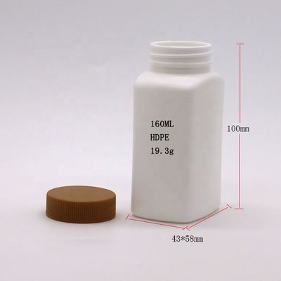 Overige geneesmiddelen Persoonlijke kleur HDPE 160 ml unieke vorm Medische fles met verschillende deksels
