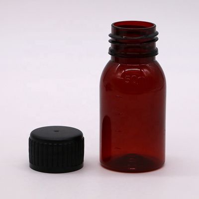 50 ml PET-hoest siroopfles voor het opslaan van olie smeermiddelen voor orale vloeistof