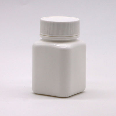 Persoonlijke kleur 60 ml HDPE vierkant plastic fles voor tablet