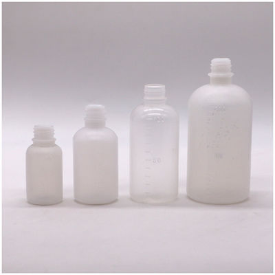 Geneesmiddel 100 ml PET-vloeistof lege plastic fles met schaal en aanpasbare kleur