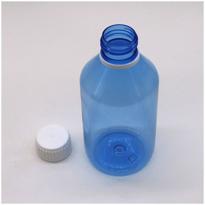 Aangepaste kleur 250ml PET Plastic Vloeibare Fles Schroef Kap en Kleur Optie inbegrepen