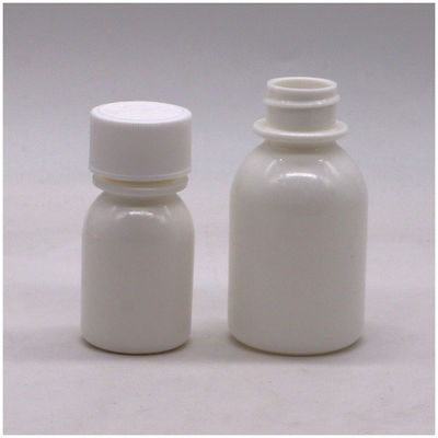 Kindbeschermde dekselcontainer 60 ml PE witte orale vloeibare medicijnfles voor hoestsiroop
