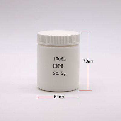 100 ml PE kraag ronde vorm crème fles voor zalf pot en capsule gips tabletten