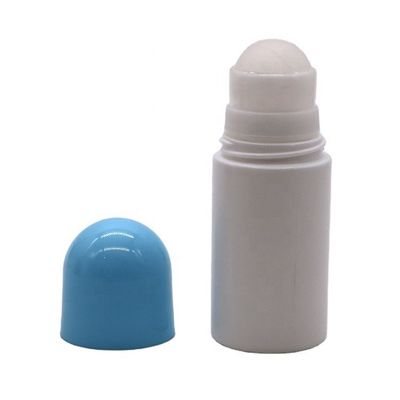HDPE oogcrème hervulbare rol op fles voor antitranspirerend muggenwerend middel 50 ml