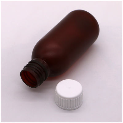 120 ml Hoest siroop Ronde vloeibare vorst Plastic fles voor medisch afval