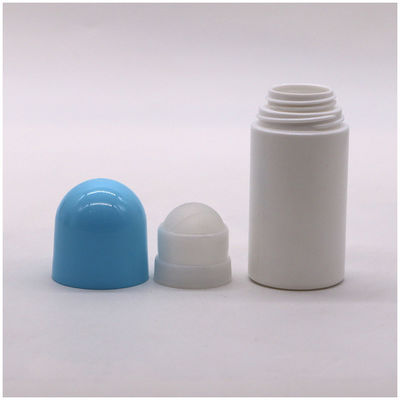 HDPE oogcrème hervulbare rol op fles voor antitranspirerend muggenwerend middel 50 ml