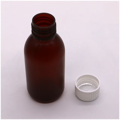 120 ml Hoest siroop Ronde vloeibare vorst Plastic fles voor medisch afval