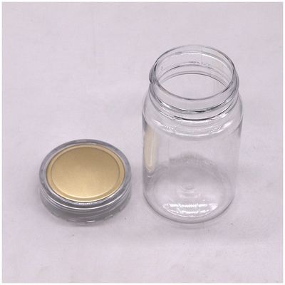 70 ml PET kleine transparante fles Plastic medische container met PS Cover OEM Service