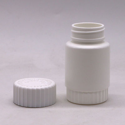 Op maat gemaakte 60 ml HDPE lege bamboevormige vierkant plastic fles voor medicijnsupplement