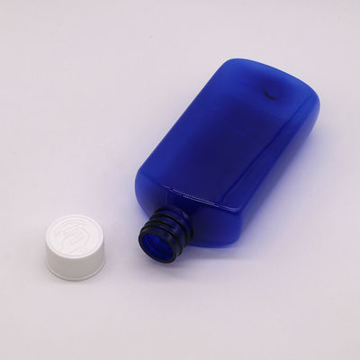 Gepersonaliseerd logo 180ml PET Vierkante Steriele Hoeststroop Fles Met Kind Veiligheid Cap