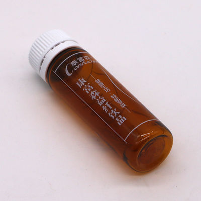 15 ml PET Amber Brown orale vloeistoffffles met manipulatiebestendige dop voor medische verpakkingen
