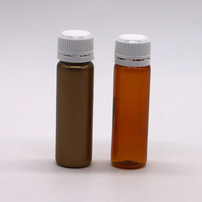 15 ml PET Amber Brown orale vloeistoffffles met manipulatiebestendige dop voor medische verpakkingen