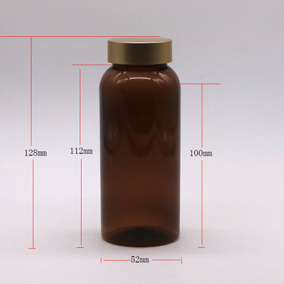 250 ml PET plastic fles voor supplementen Pillen Capsules Tabletten Opbergingscontainer Matt Afwerking