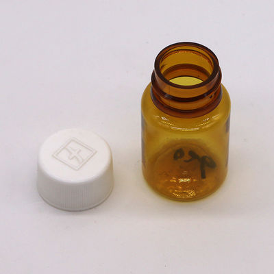 Farmaceutische verpakking PET-fles met transparante kleur en schermdruk