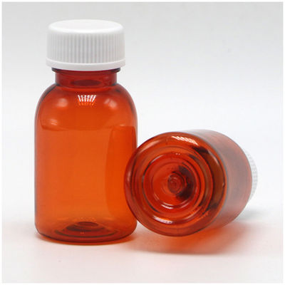 Leekbestendige PET-vloeibare medicijnfles met dop 20ML/CC Kraagmateriaal PET