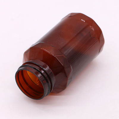 150 ml capaciteit PET plastic flessen met een unieke vorm voor pillen en capsules in aangepaste kleuren