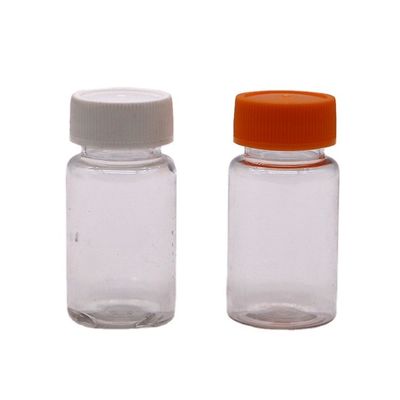 20 ml/cc PET-plastic vloeibare fles met invoegplaat voor de pil en lekvrije medicijnfles