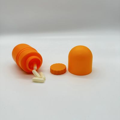 Schermdruk HDPE Plastic capsule fles voor capsule tabletten Supplement