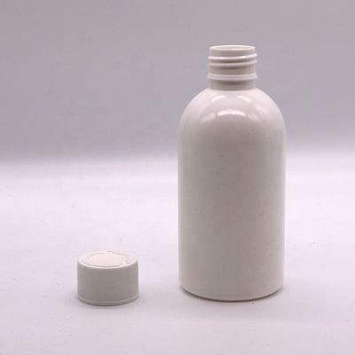 Schermdruk 100 ml/200 ml250 ml HDPE witte lege medicijnfles met kinderbeschermingskap